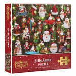 Old World Christmas Silly Santa Puzzle - One 500 Piece Puzzle 24.0 Inch, Cardboard - Iconic 500 Piece Jigsaw 14401 (59351)