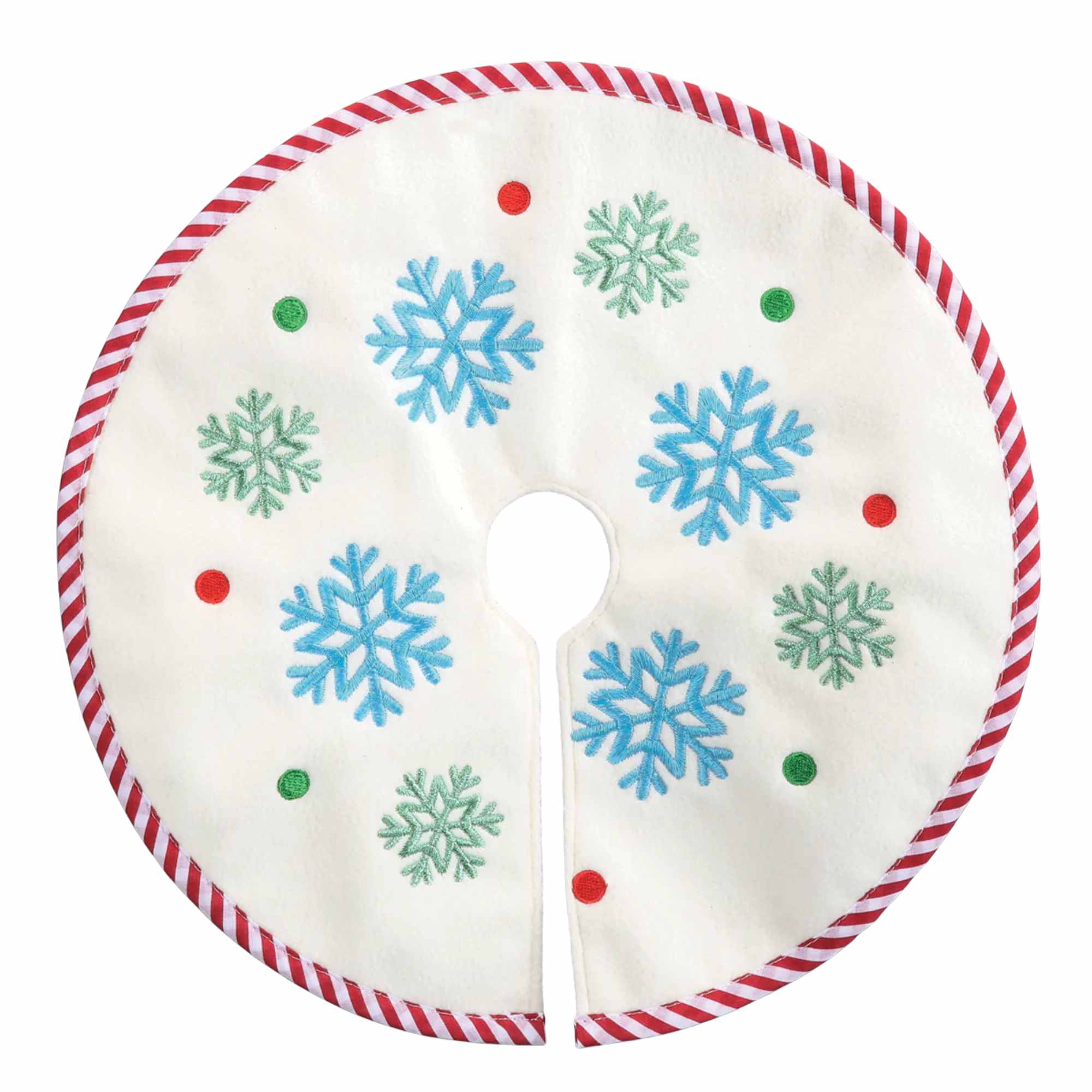 Old World Christmas Mini Snowflake Tree Skirt One Mini Tree