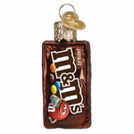 Old World Christmas Mini M&M's Bag - One Mini Ornament 2.25 Inch, Glass - Gumdrops Collection Candy Mars 87013. (59390)