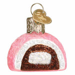 Old World Christmas Mini Hostess Snoball - One Mini Ornament 1.5 Inch, Glass - Gumdrops Collection Cupcake Chocolate 87011 (59398)