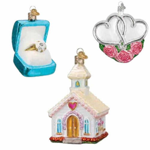 Old World Christmas Just Married Collection - - SBKGifts.com