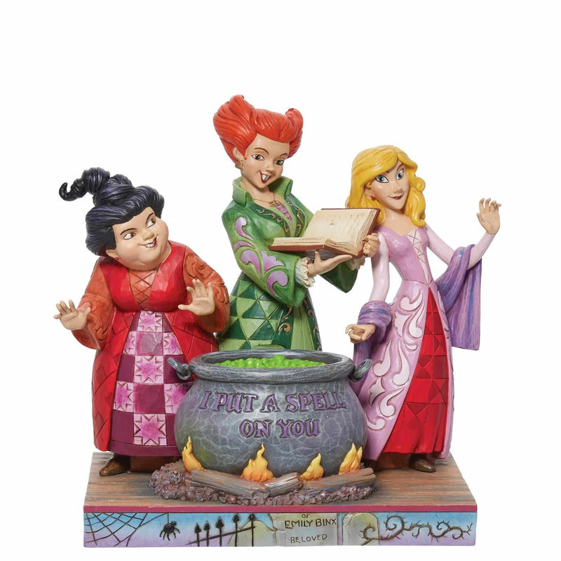Jim Shore Hocus Pocus I Put A Spell On You - One Halloween Figurine 8.5 Inch, Resin - Sanderson Movie Witches 6011939 (59415)