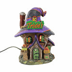 Department 56 Villages Trixie's Tricks & Treats - 1 Building 8.00 Inch, Ceramic - Halloween Village Building Witch's Hat 6011438 (59422)