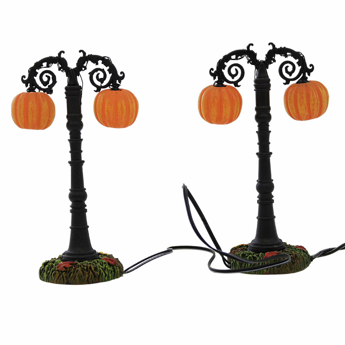 Department 56 Villages Lit Hallow's Eve Street Lamps - - SBKGifts.com