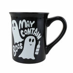 Enesco Boos Glow In The Dark Ghost Mug - One Mug 4.5 Inch, Stoneware - Halloween Tombstone Haunt It 6012570 (59527)
