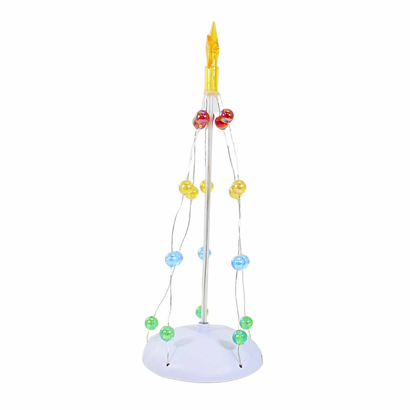 Department 56 Villages Lit Christmas Pole Tree - - SBKGifts.com