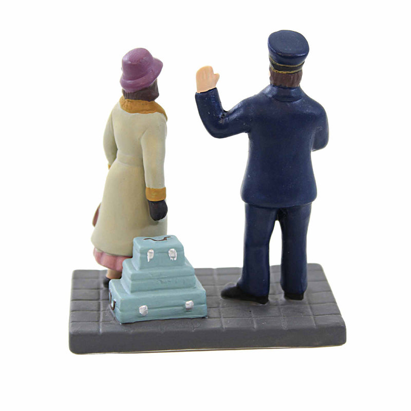 Department 56 Villages Calling For  A Porter - - SBKGifts.com