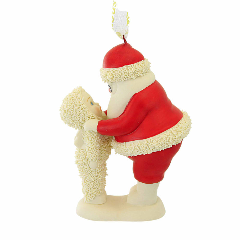 Snowbabies A Visit With Santa Ornament - One Ornament 3.5 Inch, Polyresin - Christmas Gifts Wishlist 6012368 (59573)