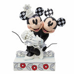 Jim Shore D100 Minnie And Mickey - One Figurine 7.5 Inch, Resin - 100Th Anniversary Hand-Painted 6013198 (59631)
