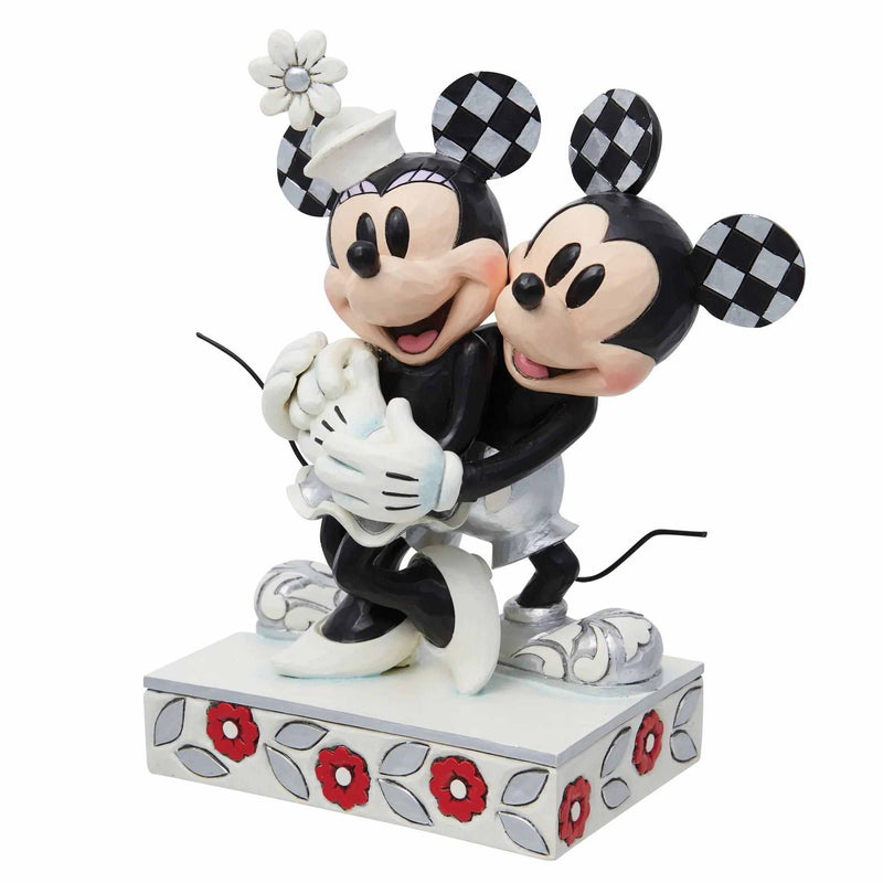 Jim Shore D100 Minnie And Mickey - - SBKGifts.com