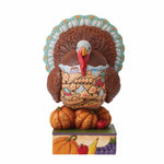 Jim Shore Thanks & Giving - One Figurine 8.25 Inch, Resin - Fall Turkey Pumpkins 6012830 (59643)