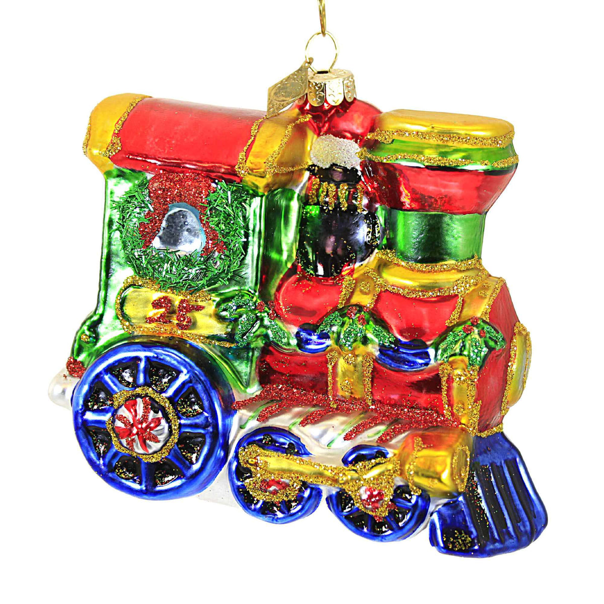 Christopher Radko Sparkle Bright Train W/ Penguins - - SBKGifts.com