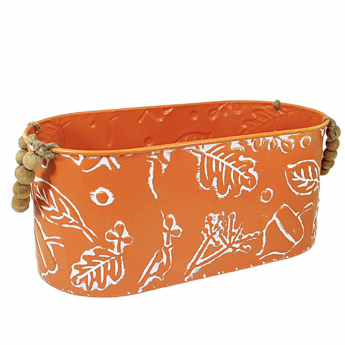 Ganz Embossed Leaf Oval Containers - - SBKGifts.com