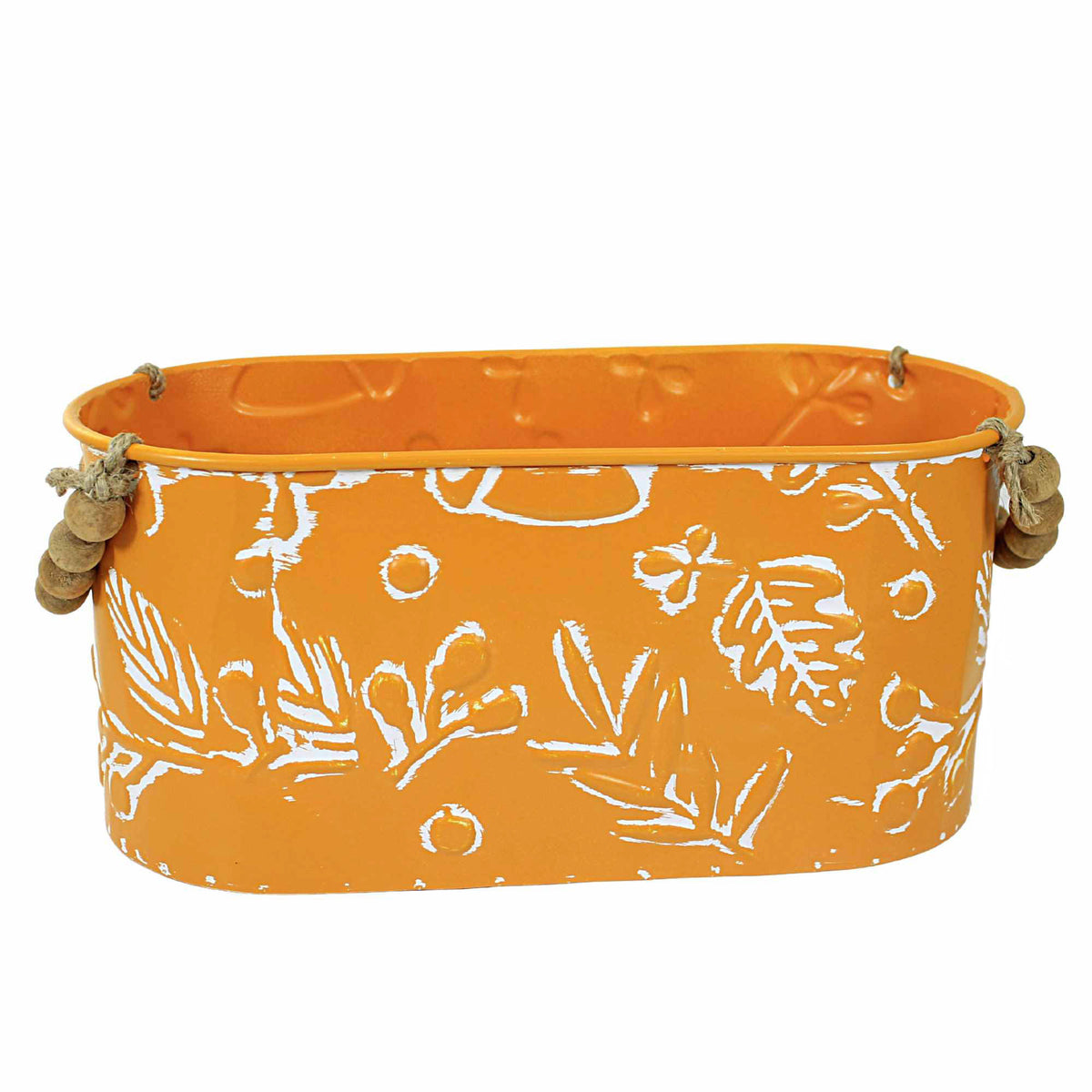 Ganz Embossed Leaf Oval Containers - - SBKGifts.com