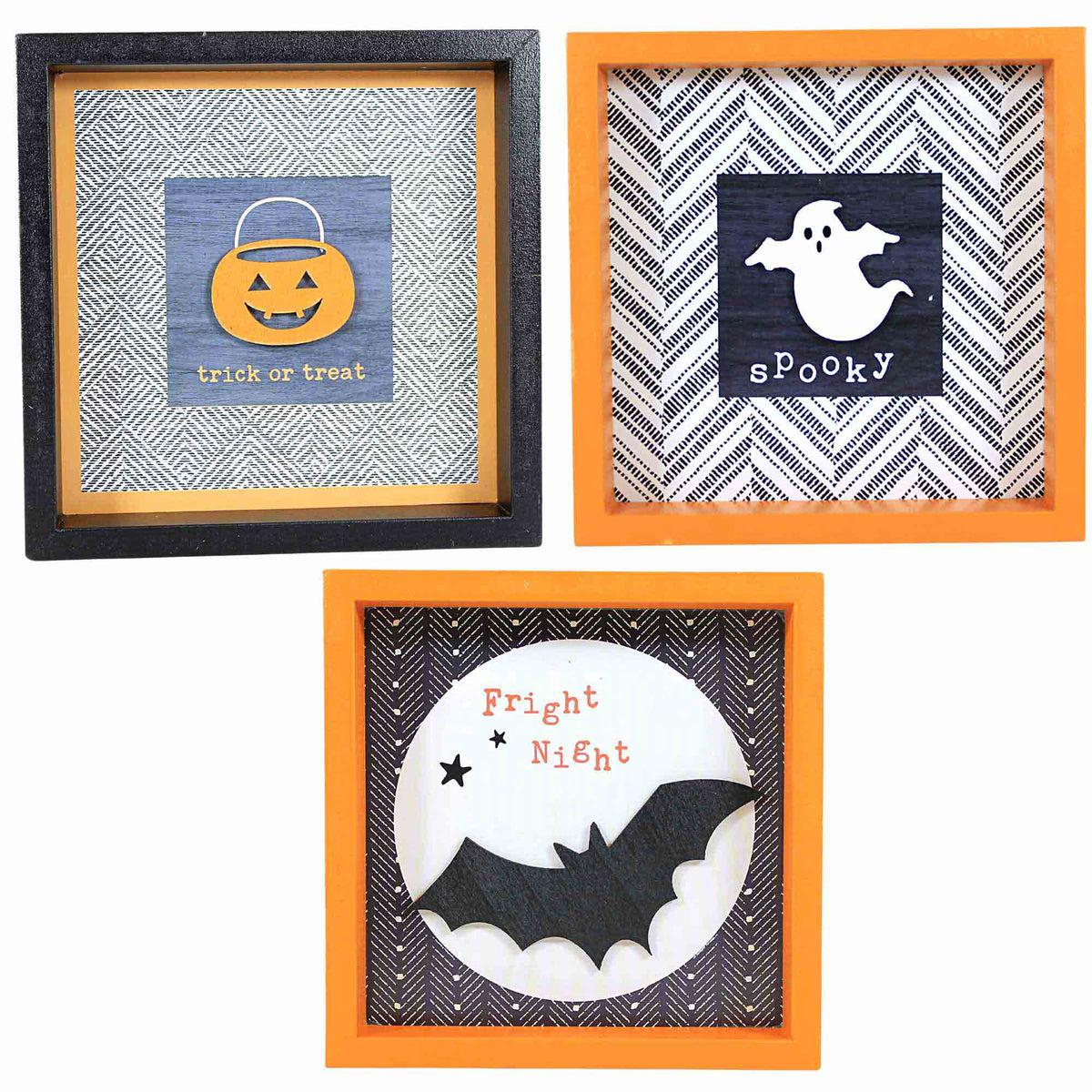 (59661) Halloween Shadow Box/Wall Decor