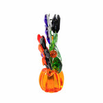 Crystal Expressions Spider/Flowers In Pumpkin Pot - - SBKGifts.com