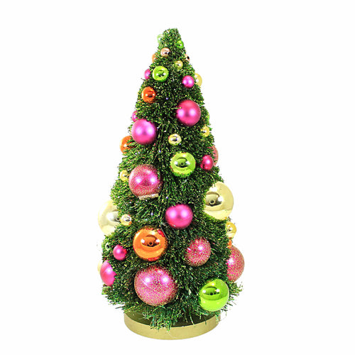 Cody Foster Bright Med Bottle Brush Christmas Tree Shatterproof Ornaments - - SBKGifts.com