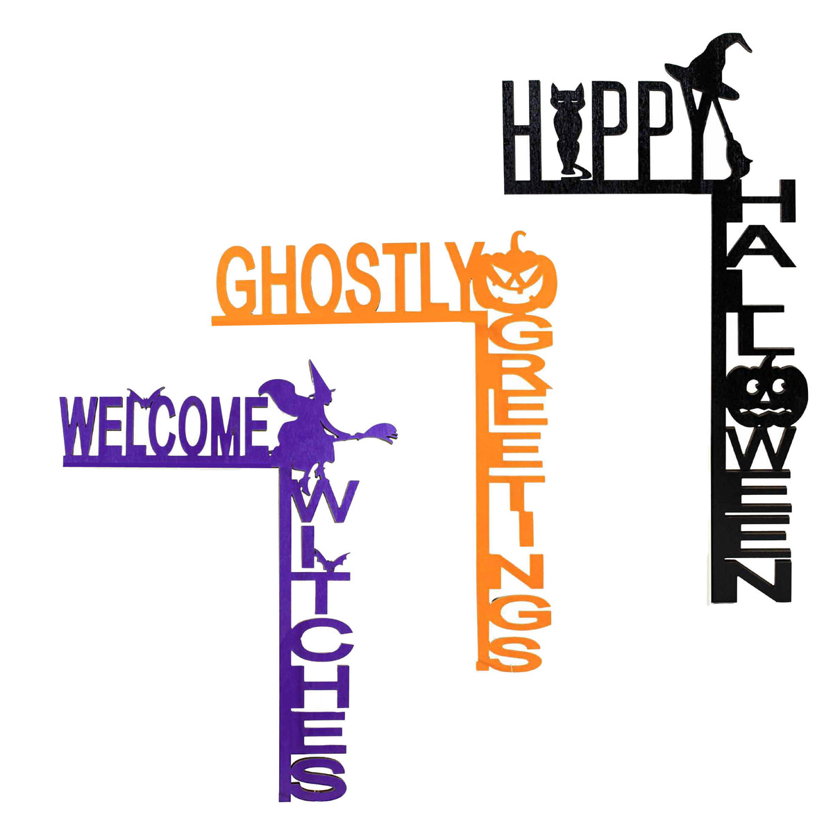 (59733) Halloween Corner Door Decor