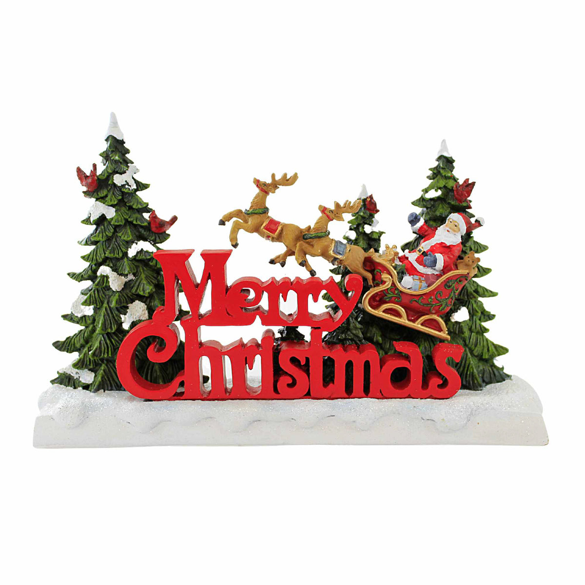 59745 Merry Christmas Santa In Sleigh 136101