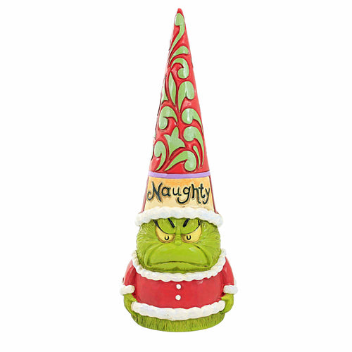 Jim Shore Naughty/Nice Grinch Gnome - - SBKGifts.com