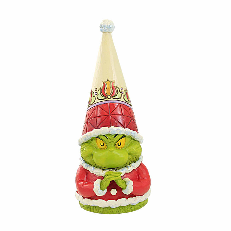 Jim Shore Grinch Gnome Clenched Hands - One Figurine 7.0 Inch, - Dr. Seuss Christmas 6012705 (59786)