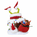 Possible Dreams Stealing Christmas - One Figurine 10.0 Inch, Pvc Coated Polyester - Clothtique Dr. Seuss The Grinch 6011848 (59801)