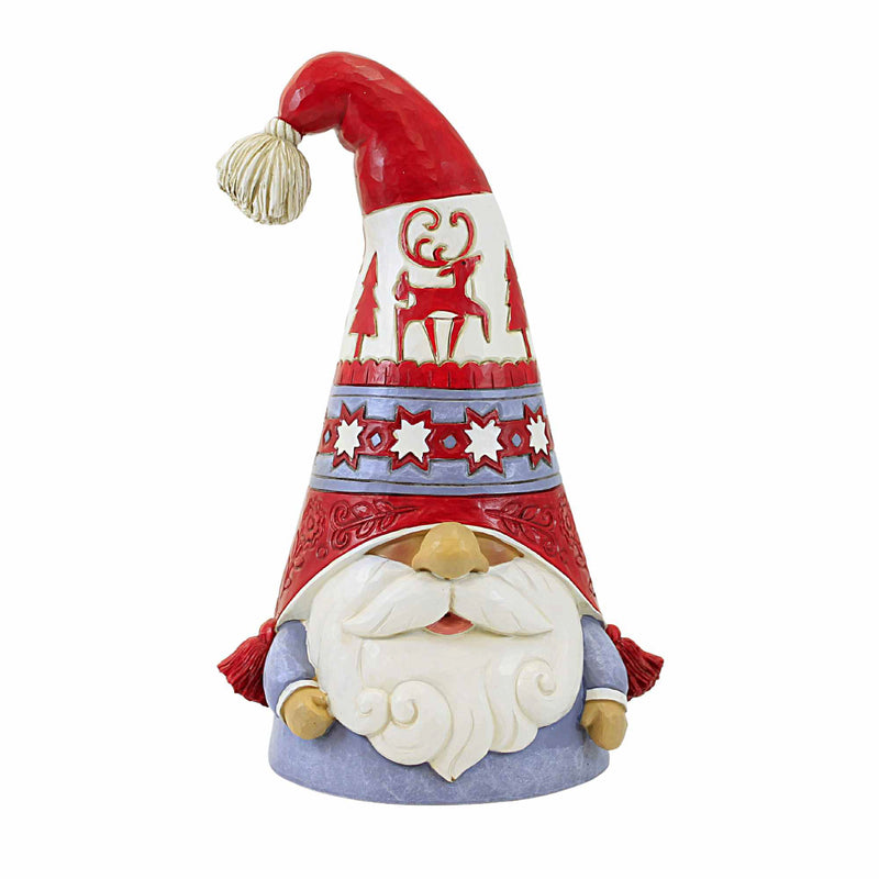 Jim Shore Cozy Winter - One Figurine 8.5 Inch, Resin - Nordic Noel Gnome Flap Hat 6012893 (59808)