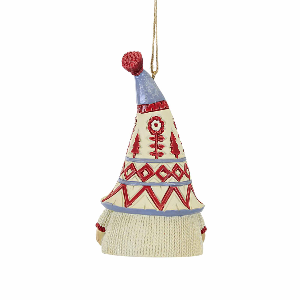 Jim Shore Nordic Noel Gnome White Sweater - - SBKGifts.com