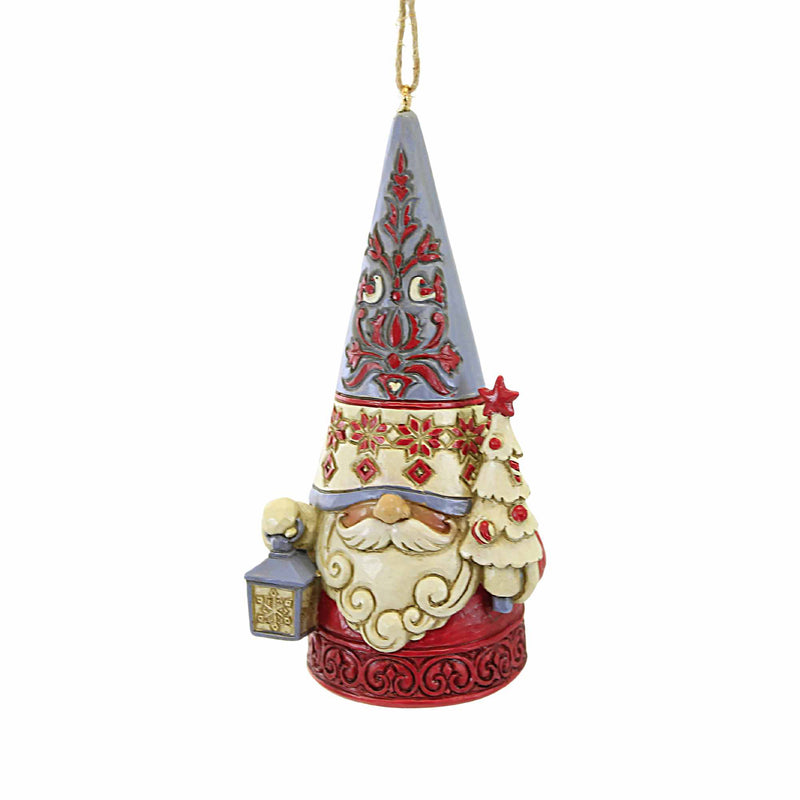 Jim Shore Nordic Noel Gnome Tree - One Ornament 4.5 Inch, Polyresin - Ornament Heartwood Creek 6012894 (59824)