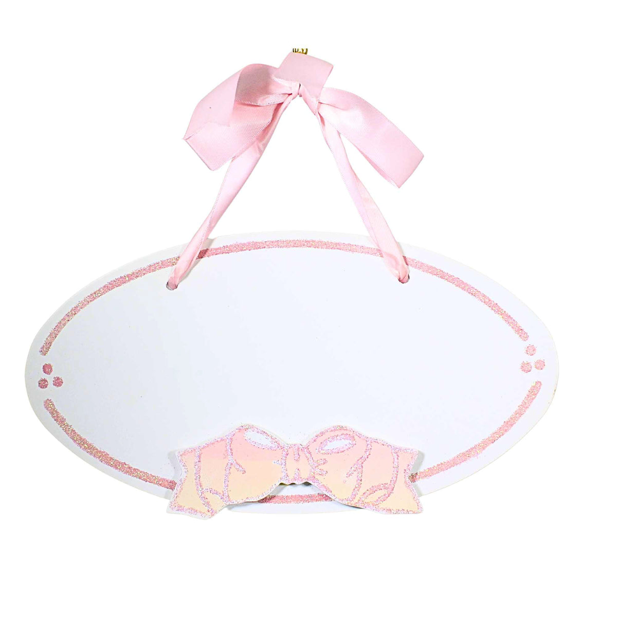 5 Pink Bow Room Sign WS579 Final Call