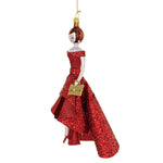 De Carlini Beatrice In Red Glittered Dress - - SBKGifts.com