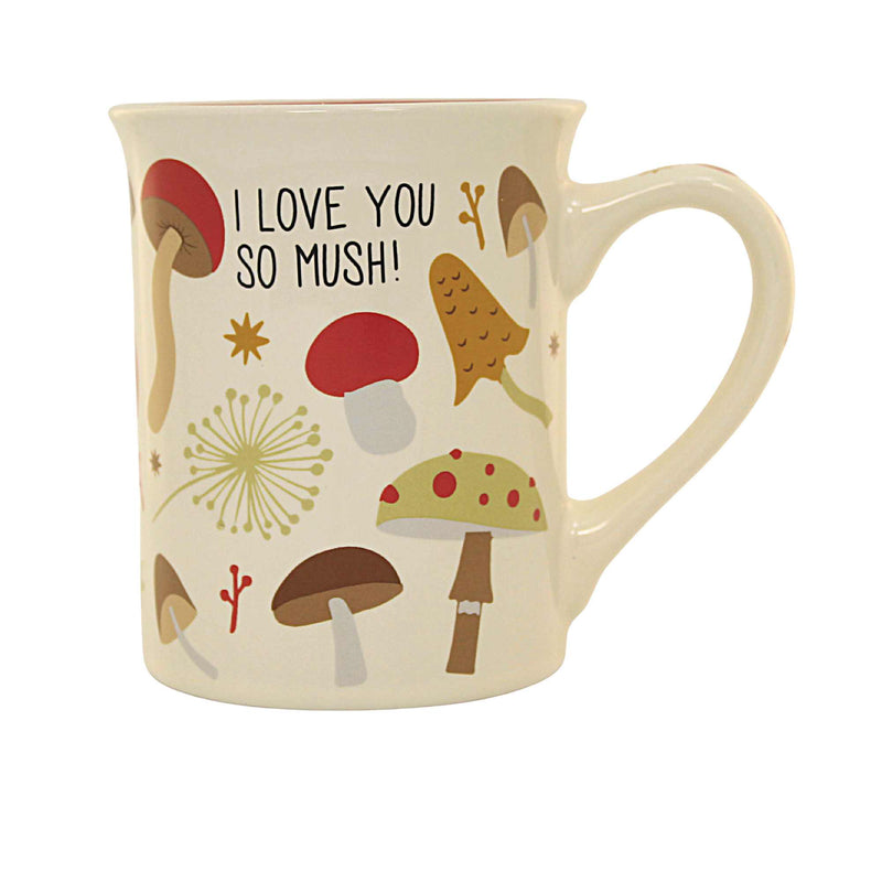 Enesco Mushroom Love Mug - One Mug 4.5 Inch, Stoneware - Our Name Is Mud 6013220 (60114)