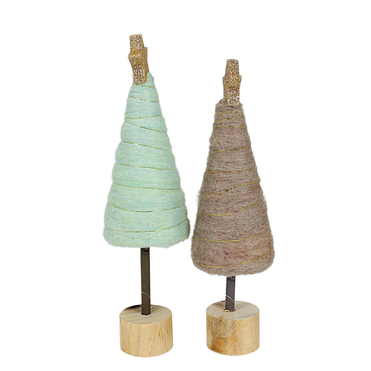 Tag Seafoam & Latte Cotton Candy Trees - - SBKGifts.com