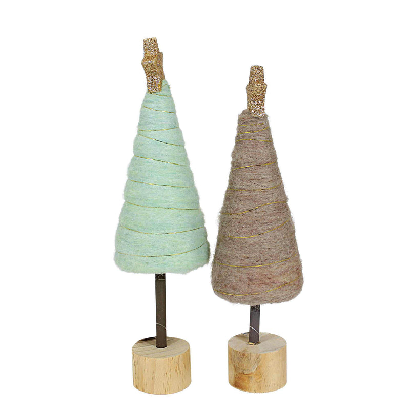 Tag Seafoam & Latte Cotton Candy Trees - - SBKGifts.com