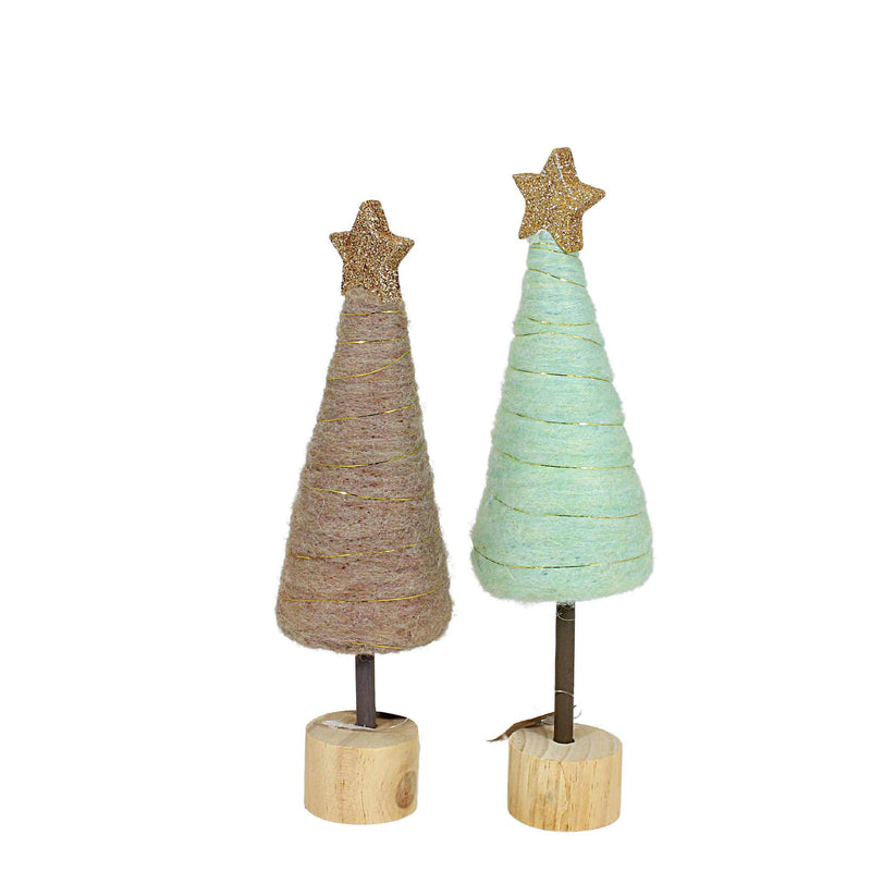 Tag Seafoam & Latte Cotton Candy Trees - - SBKGifts.com