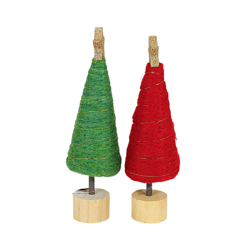 Tag Red & Green Cotton Candy Trees - - SBKGifts.com