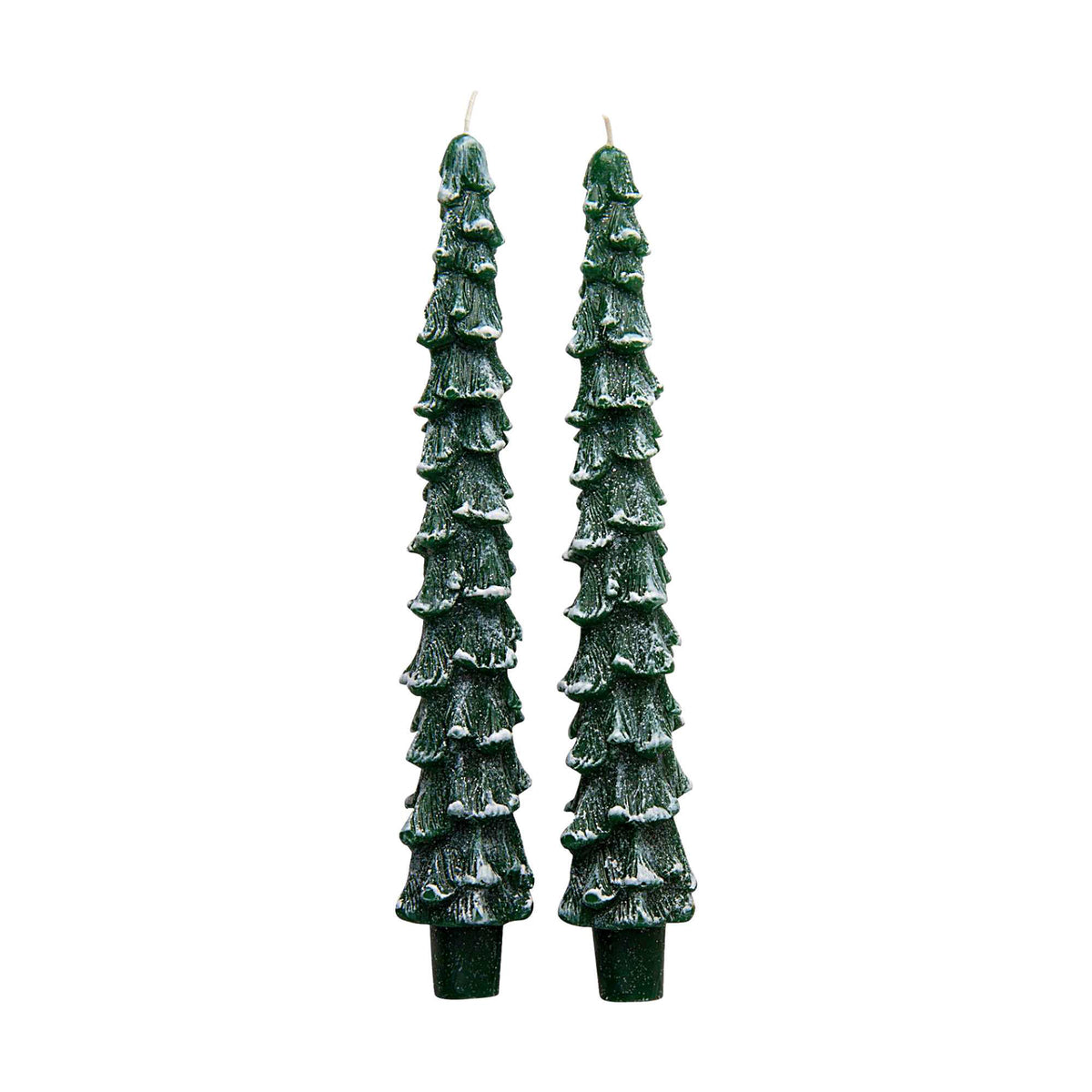 Tag Spruce Taper Candles Set/2 - - SBKGifts.com