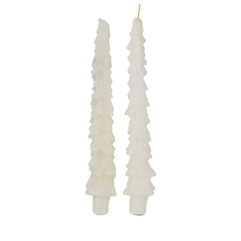 Tag Spruce Taper Candles Set/2 - - SBKGifts.com
