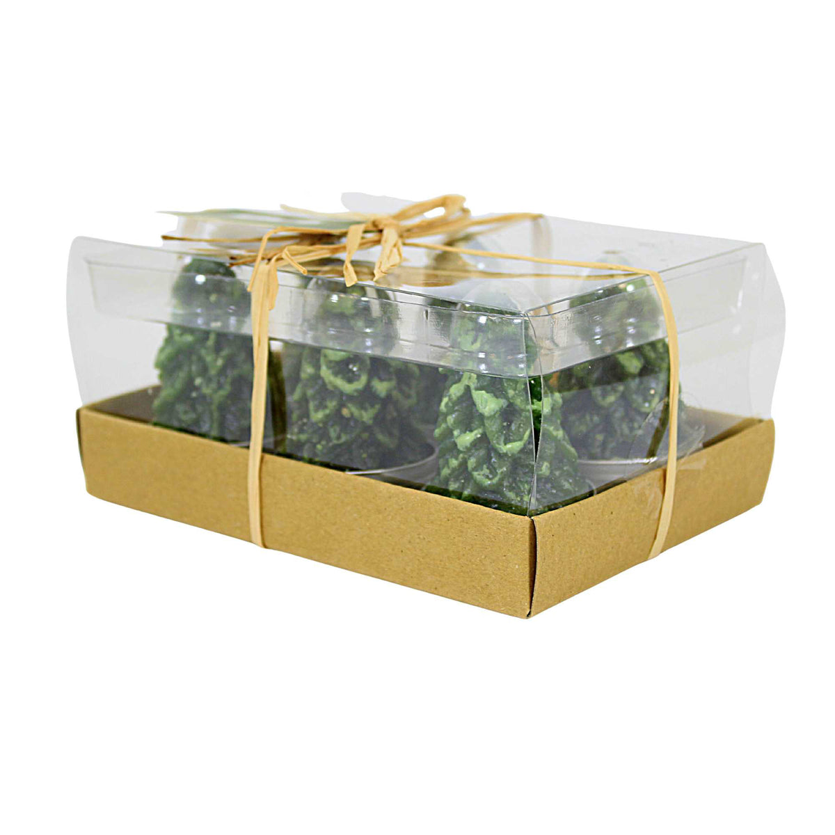 Tag Spruce Tealight Candles Set/6 - - SBKGifts.com