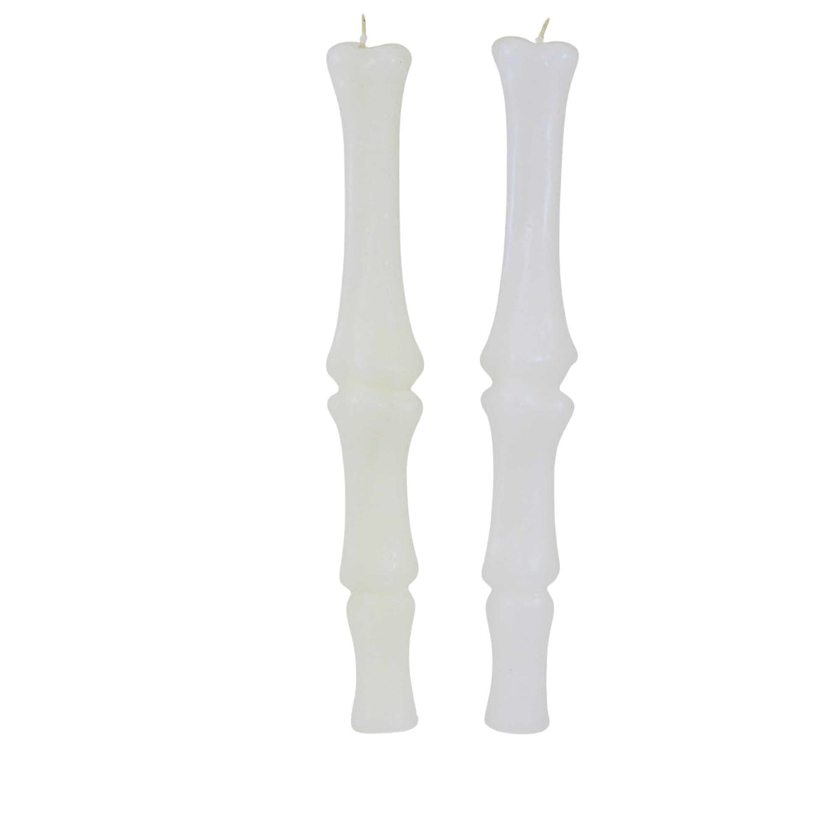 (60202) Bone Taper Candles St/2
