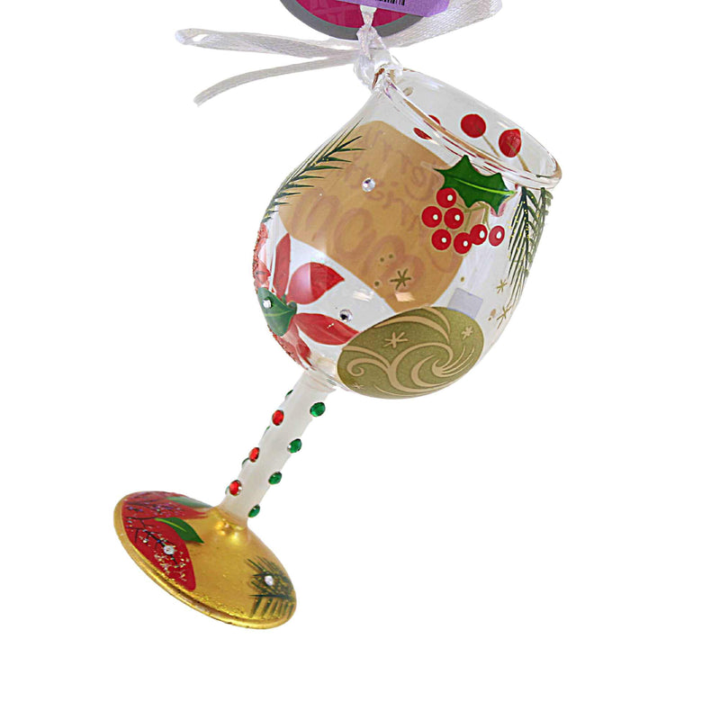 Lolita Glassware Merry Christmas Mom - - SBKGifts.com