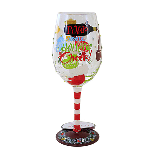 Lolita Glassware Pour, Drink & Be Merry - - SBKGifts.com