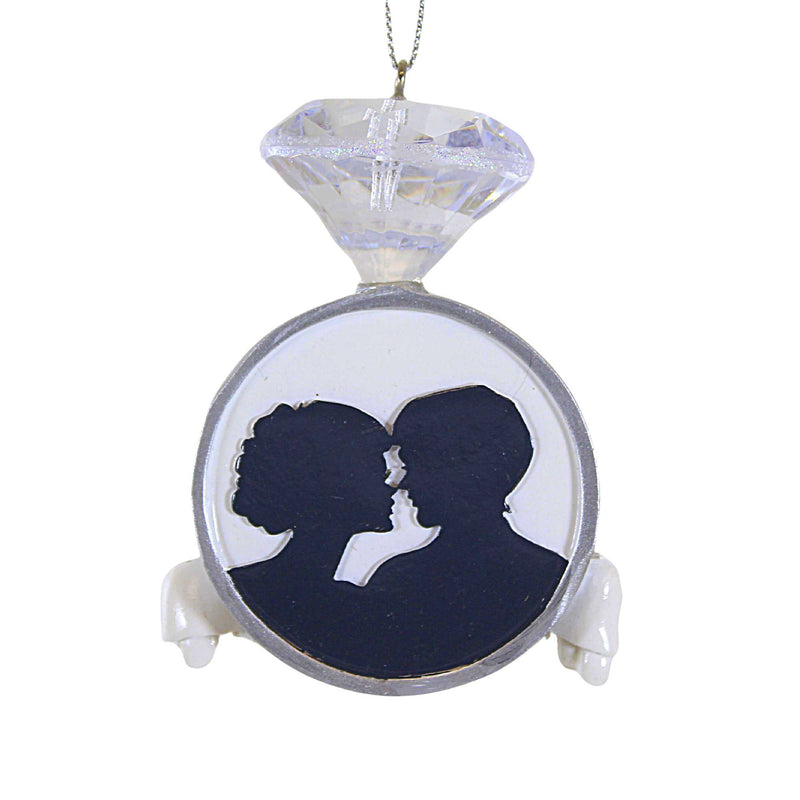 Kurt S. Adler Wedding Ring Couple Ornament - - SBKGifts.com