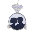 Kurt S. Adler Wedding Ring Couple Ornament - - SBKGifts.com