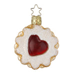 Inge Glas Terrace Cookie - One Ornament 2.25 Inch, Glass - Ornament Christmas Jam-Filled 10004S023 (60261)