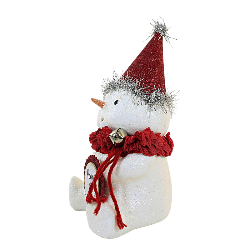 Bethany Lowe Peace On Earth Snowman - - SBKGifts.com