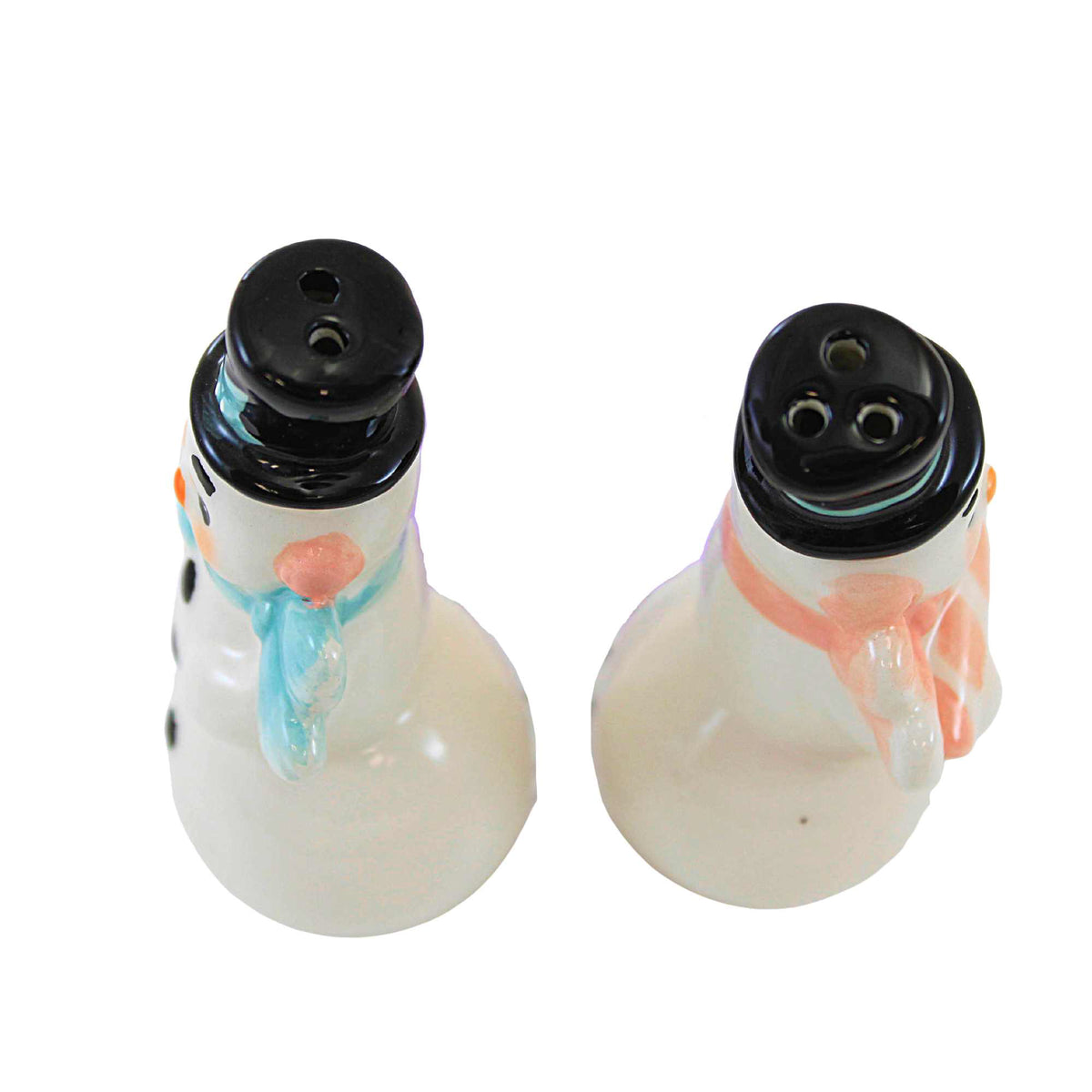 Transpac Retro-Looking Snowman Salt And Pepper Set - - SBKGifts.com