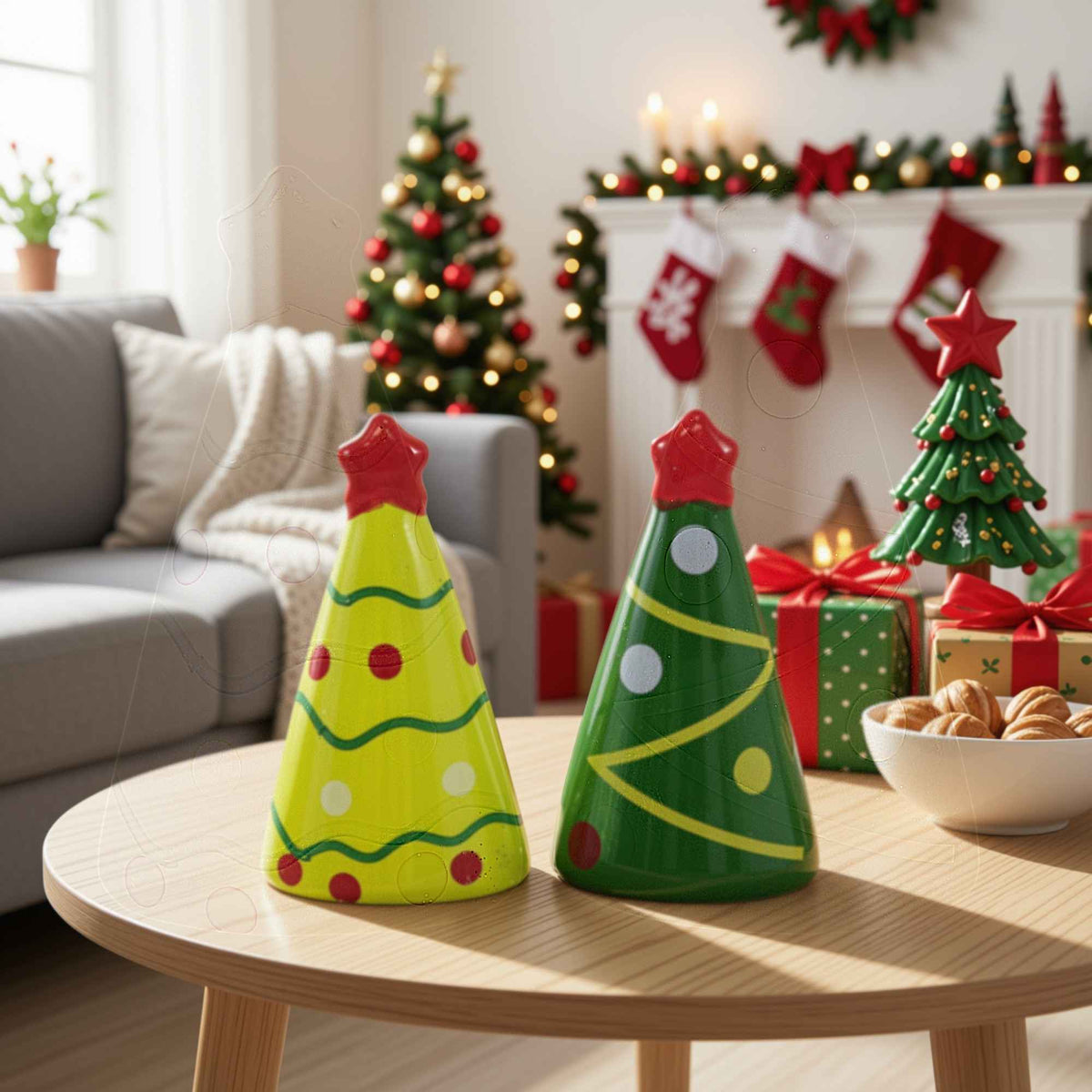 Transpac Christmas Tree Salt And Pepper Shakers - - SBKGifts.com