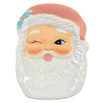 Transpac Retro-Looking Santa/Snowman Spoon Rest - - SBKGifts.com