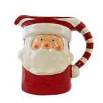 Transpac Sweet Santa Pitcher - One Pitcher 7.5 Inch, Dolomite - Christmas Party Claus Tc02365 (60376)